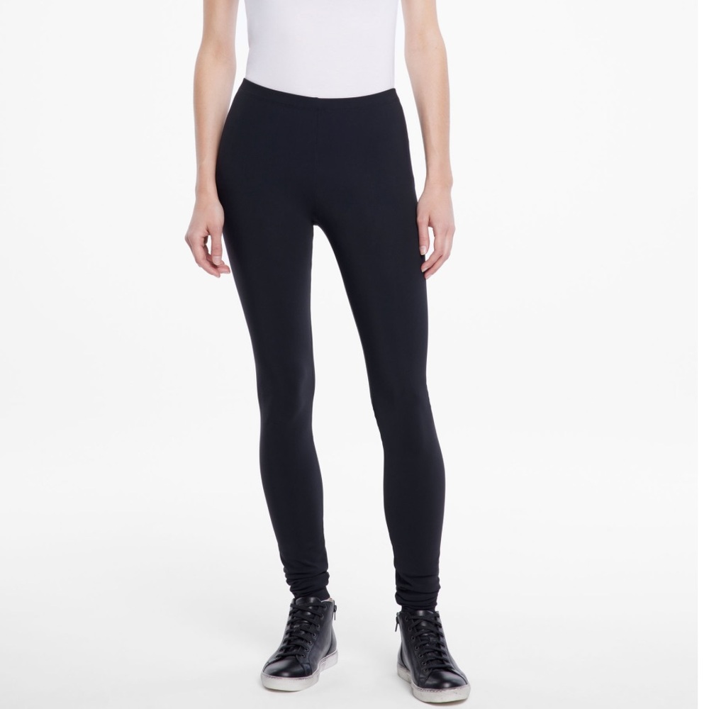 Sarah Pacini Black High-Waist Leggings
